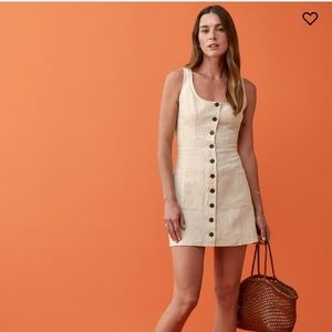 Jill linen REFORMATION mini dress